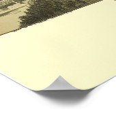 Poster Pottsville, PA Carte panoramique - 1889 (Coin)