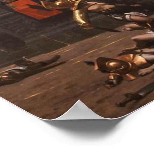 Poster Pouce vers le bas (Coin)