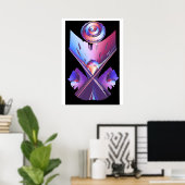 Poster Pouce vers le haut (Bureau à domicile)
