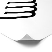 Poster Pouce vers le haut (Coin)