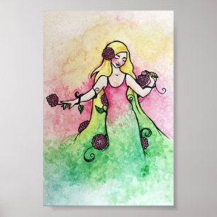 Poster Pouce verte Printemps