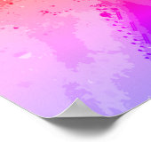 Poster Pouces jusqu'à la musique (version colorée) (Coin)