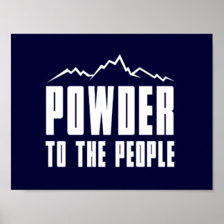 Poster Poudre au peuple