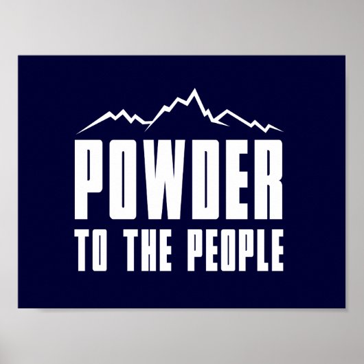 Poster Poudre au peuple (Devant)