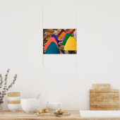 Poster Poudre de peinture colorée Holi (Cuisine)