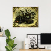 Poster "Poudre et os" (Bureau à domicile)