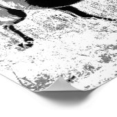 Poster Poulain yearling noir (Coin)