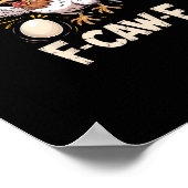 Poster Poule F Caw F drôle Style Créatif Décontracté (Coin)