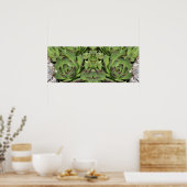 Poster Poules Et Poules Jardins Succulents Miroir Abstrai (Cuisine)