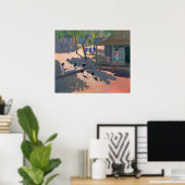 Poster Poules et poulets Cuba 1997 (Bureau à domicile)