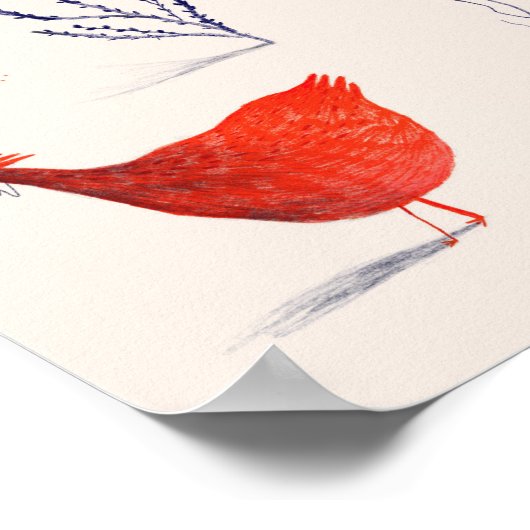 Poster Poulet (Coin)