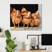 Poster Poulet (Bureau à domicile)