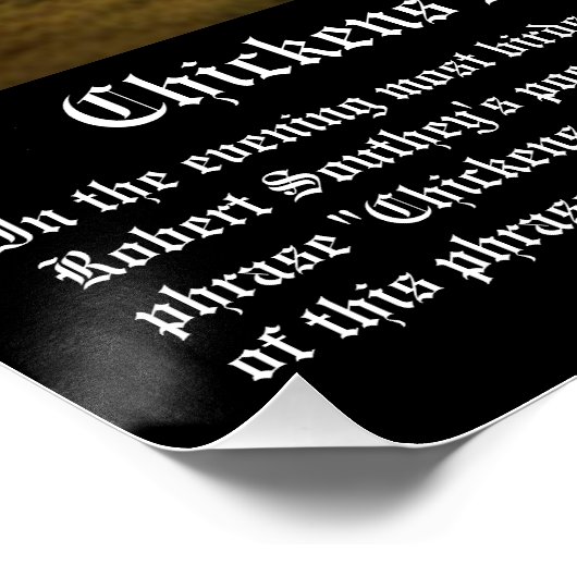 Poster Poulet (Coin)