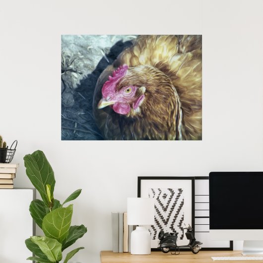 POSTER POULET (Bureau à domicile)