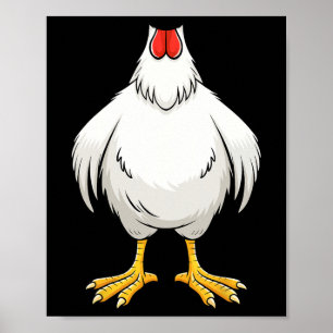 Poster Poulet Adulte Enfants Hommes Femmes Poulet Hen Coû