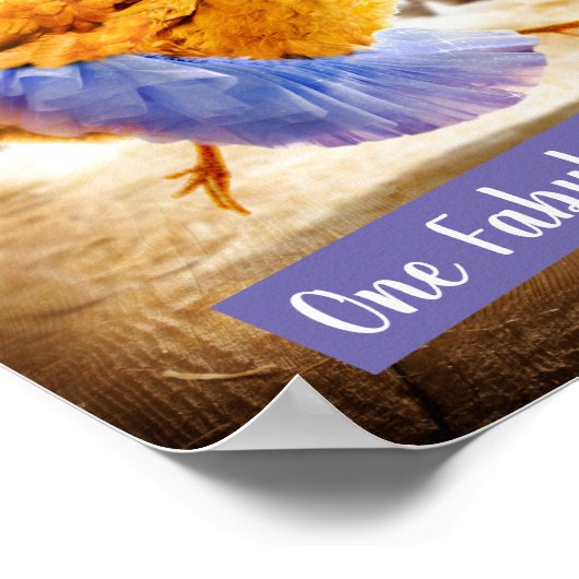 Poster Poulet dans un Tutu (Coin)