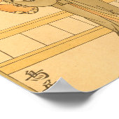 Poster Poulet d'art mural japonais vintage (Coin)