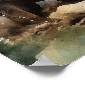 Poster Poulet de la ferme Animal Art Imprimer l'affiche (Coin)