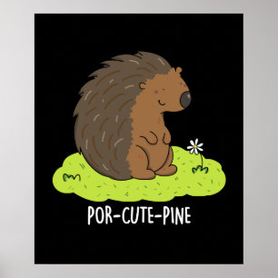 Poster Poulet De Porcupine Drôle De Por Cute-Pin