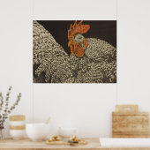 Poster poulet dominicain (Cuisine)