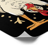 Poster Poulet drôle F-caw-f Fcawf _1 (Coin)