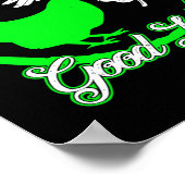 Poster Poulet Frotte Moi Pour Bonne Chance St Patrick  (Coin)