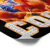 Poster Poulet I Love S (Coin)