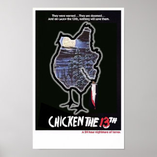 POSTER POULET LE 13ÈME