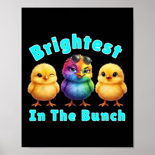 Poster Poulet le plus brillant de la bande de Pâques arc- (Devant)