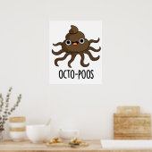 Poster Poulet Octo-Poos Drôle (Cuisine)