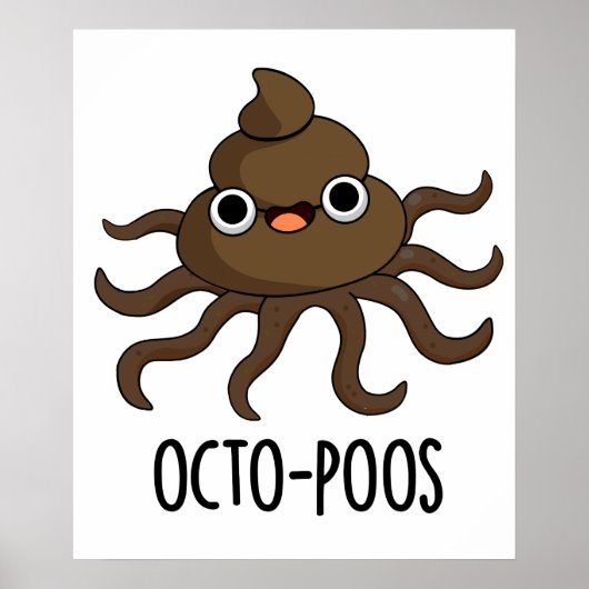 Poster Poulet Octo-Poos Drôle (Devant)