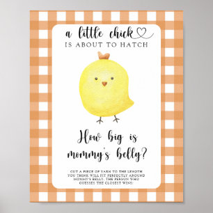 Poster poulet - quelle est la taille du ventre de maman j