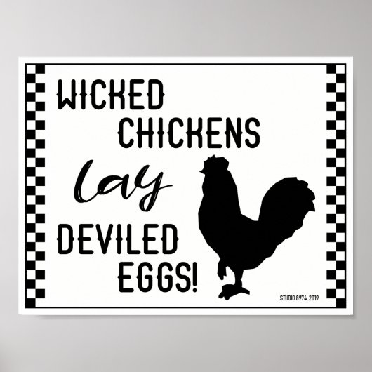 POSTER POULET RECHERCHÉ... (Devant)