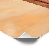 Poster Poulet sur la peinture d'oiseaux Art original (Coin)