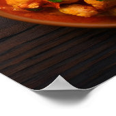 Poster Poulet Tikka Masala Curry épicé au riz (Coin)