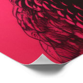 Poster Poulet Vibrant (Coin)