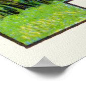 Poster Poulet vintage Sebright Bantam (Coin)