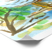 Poster Poulets amis poules oiseaux ferme animal (Coin)