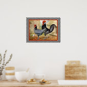 Poster Poulets andalous dans la ferme (Cuisine)