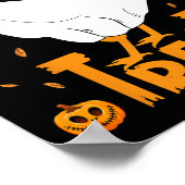 Poster Poulets D'Halloween Ou Traite Drôle Halloween C (Coin)