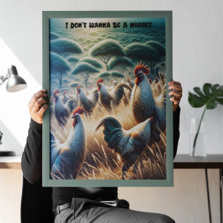 Poster Poulets en itinérance libre