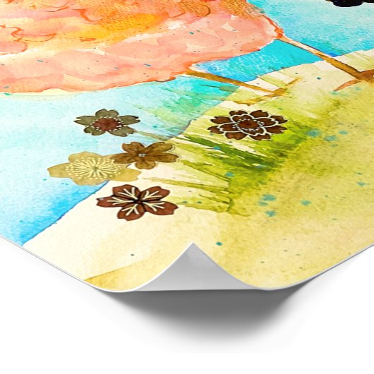 Poster Poulets sucrés et salés Imprimer (Coin)