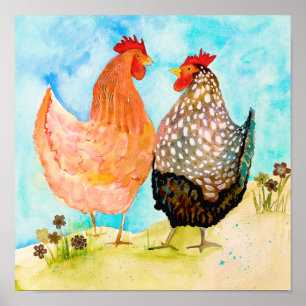 Poster Poulets sucrés et salés Imprimer