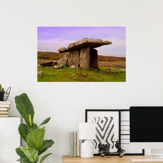 Poster Poulnabrone Dolmen (Bureau à domicile)