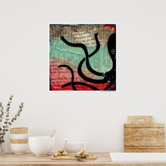 Poster poulpe (Cuisine)