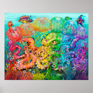 Poster poulpe