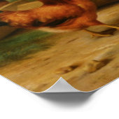 Poster Poultry Feeding in a Barn (Coin)