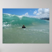 Poster Pounders Beach sur Oahu (Devant)