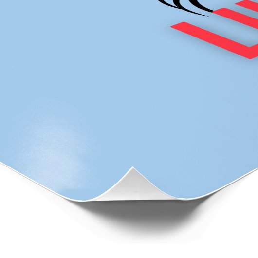 Poster Poupée à fleurs lapin (Coin)