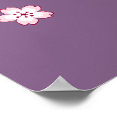 Poster Poupée blanche Kimono Kokeshi - mignonne Geisha Gi (Coin)